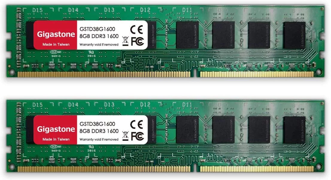 16GB (2x8GB) DDR3 ECC UDIMM 1600MHz Memory Module K778