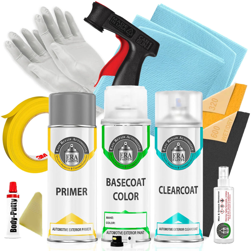 Light Sage Metallic Aerosol Spray Touch Up Paint Clearcoat Primer and Prep Kit X262177