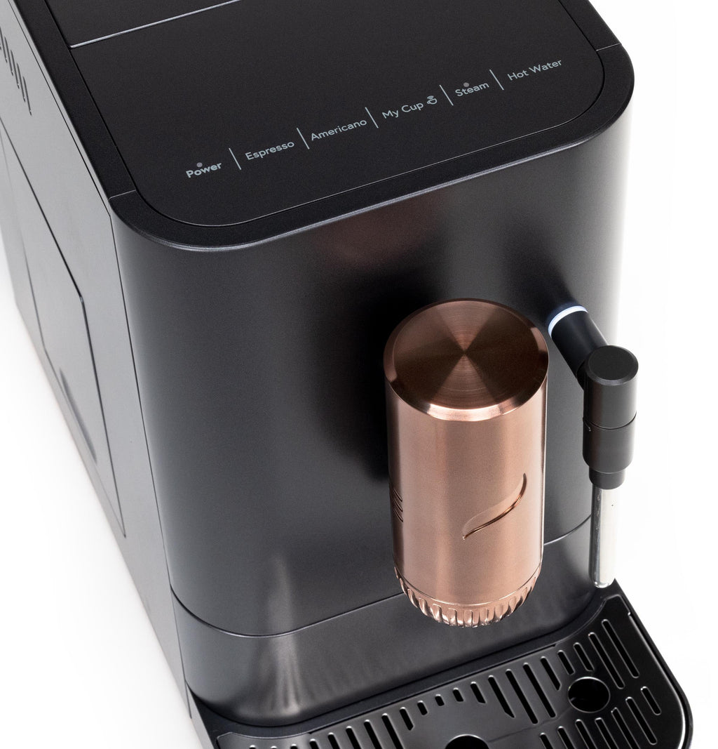 Automatic Espresso Machine with Milk Frother, Matte Black, 1.2 Liter A754
