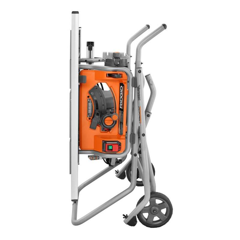 10 Amp 10 in. Corded Table Saw with Stand R72514