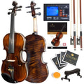 4/4 Flamed Solid Wood Full Size Violin W891507