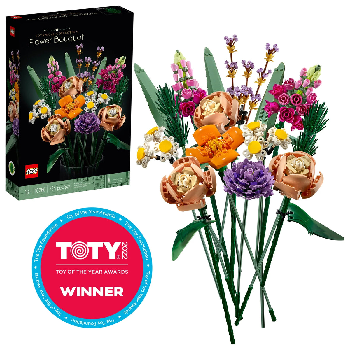Artificial Flower Bouquet Building Set A86452