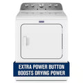 7.0 cu. ft. Vented Electric Dryer in White E556683